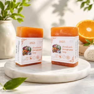 Handmade Orange-Peel Soap (Pack Of 2)