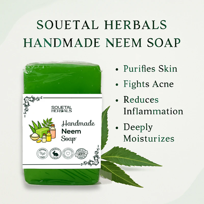 Souetal Herbals Handmade Neem Soap