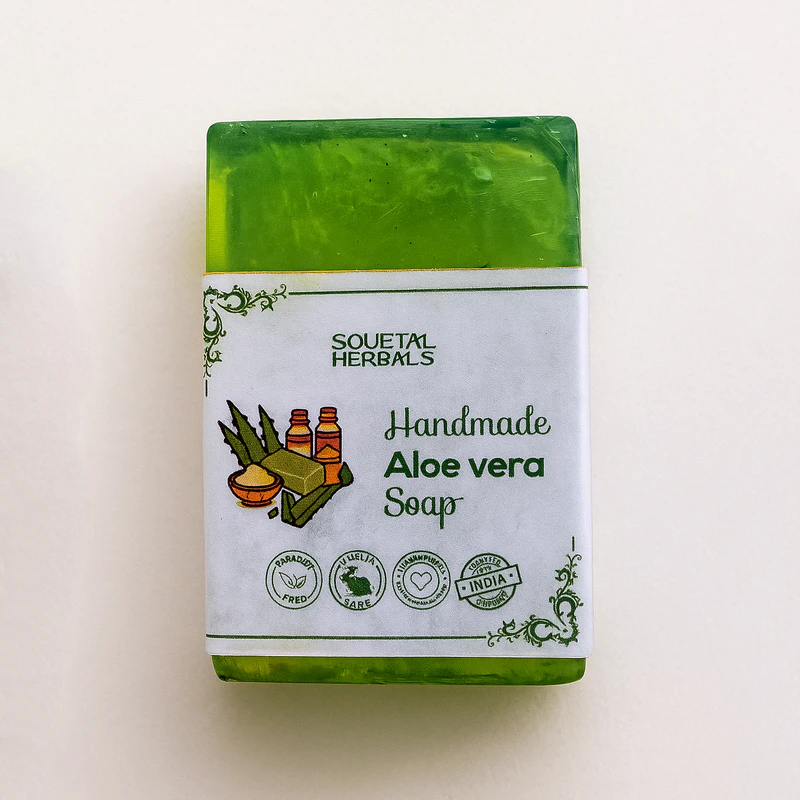 Souetal Herbals Handmade Aloe Vera Soap