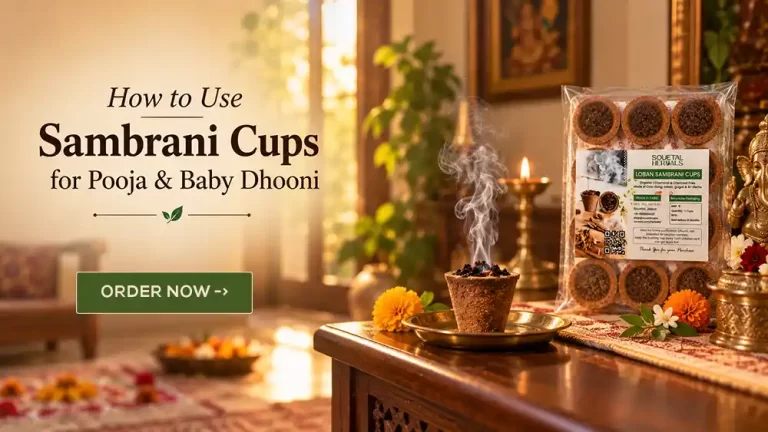 How to Use Sambrani Cups for Pooja and Newborn Baby Dhooni