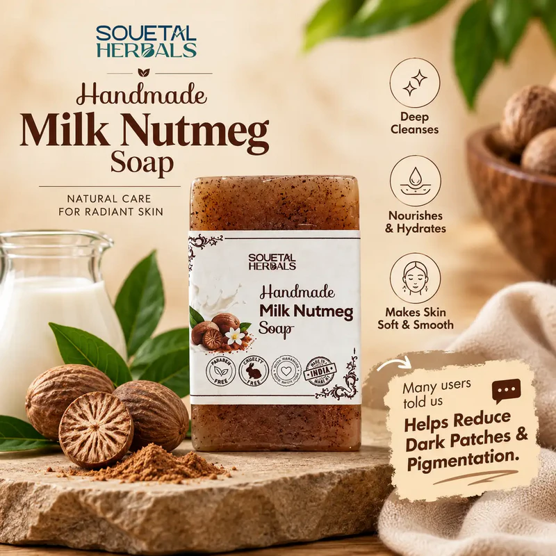 Milk Nutmeg Soaps benefits